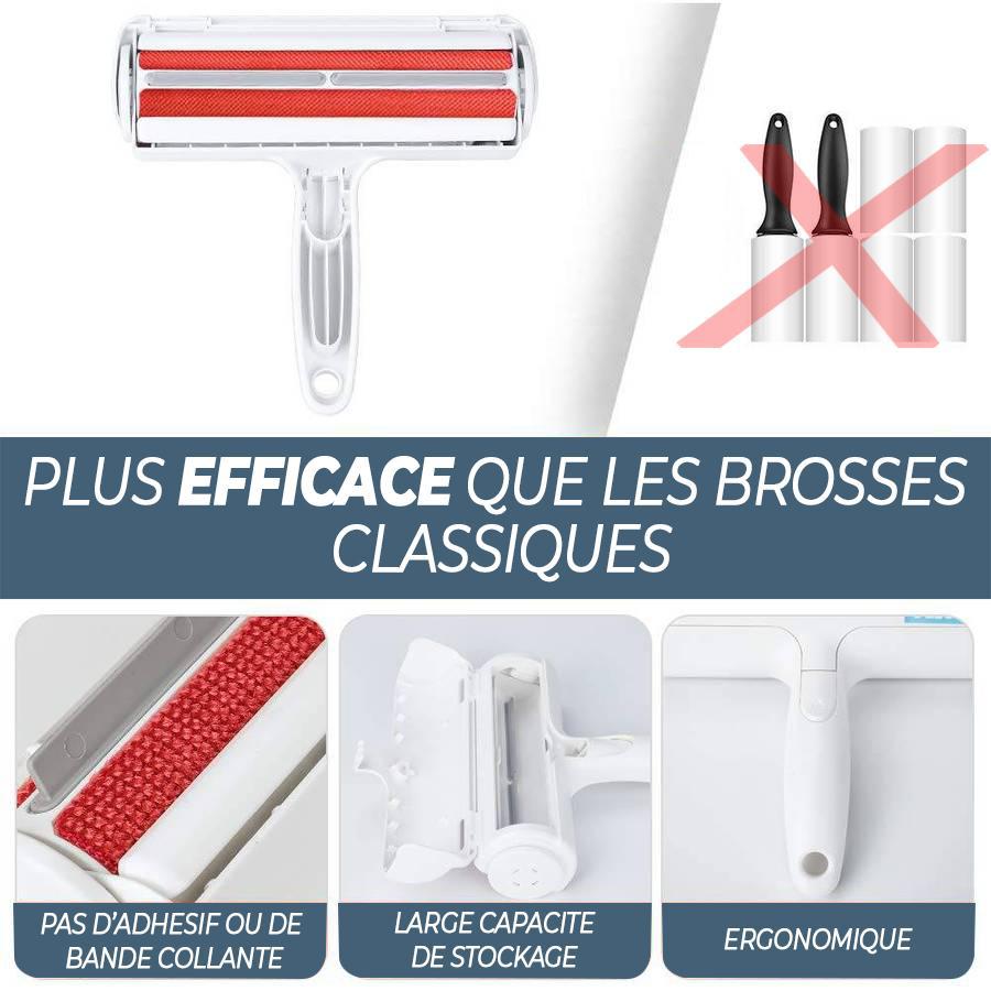 HairTronix  Brosse anti-poils électrostatique - Toutou and Co